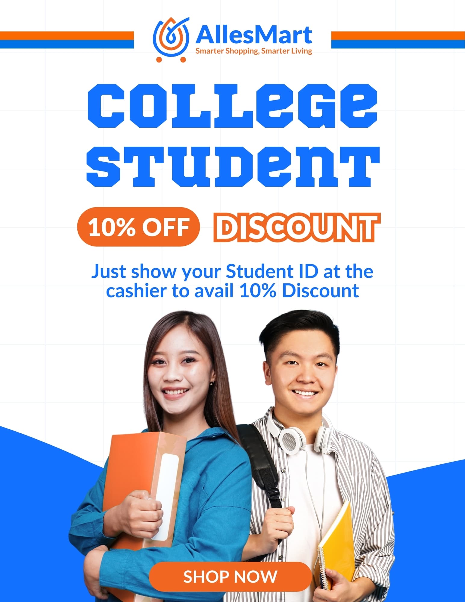 College Students ALWAYS Enjoy 10% off